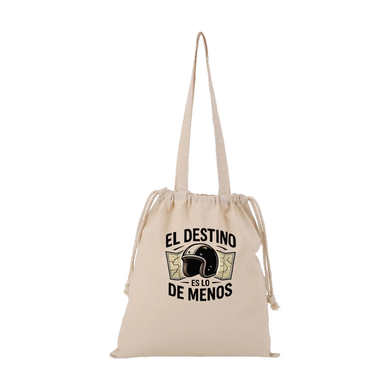 Bolsa «El destino es lo de menos» en natural